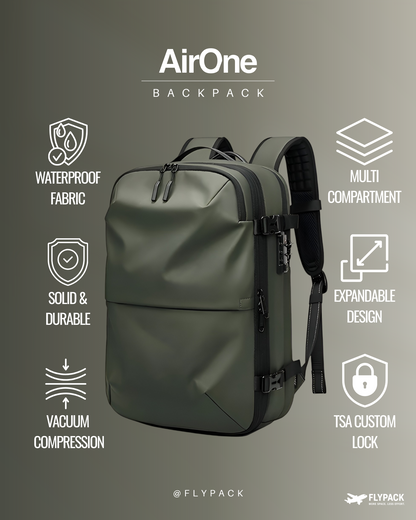 AirOne™ | Waterproof Compression Backpack